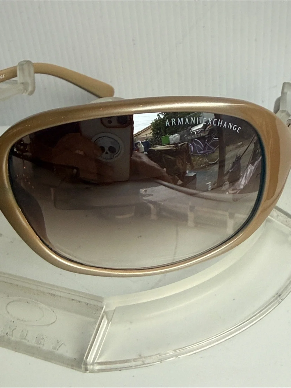 NEW ARMANI EXCHANGE AX060/S Gold Sunglasses NEW WITHOUT TAGS